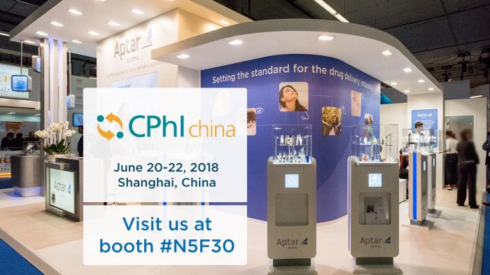 Aptar Pharma to Unveil Inhalation Drug Delivery Solutions at CPhI China 2018